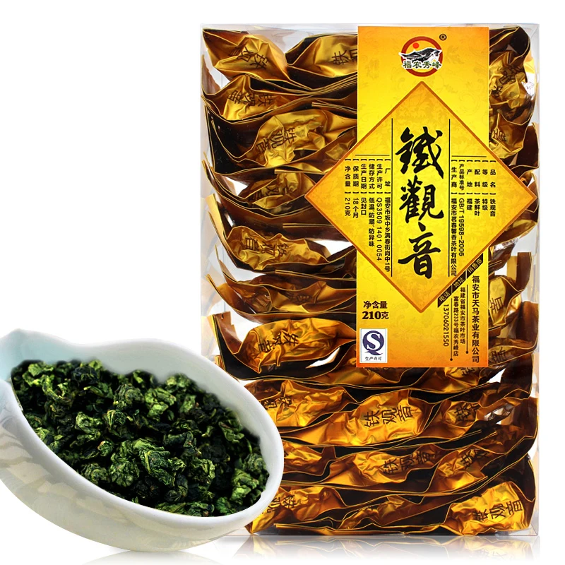 210g лет сочный премиум Лучжоу Тип Фуцзянь Tiekuanyin Tieguanyin Чай галстук Гуань Инь(железная Гуаньинь) Чай Улун натуральный зеленый Чай; сезон весна