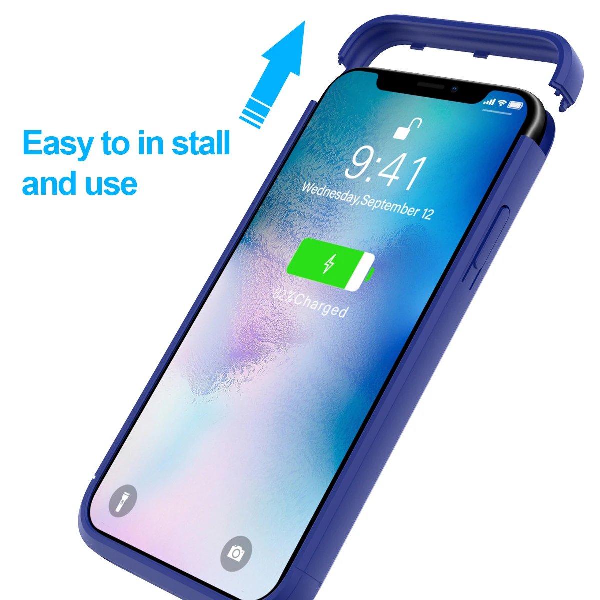 Чехол для зарядного устройства для iPhone 11 Pro Max 6,5 ''4000 mAh задняя крышка для быстрого зарядного устройства защитный чехол для батареи телефона