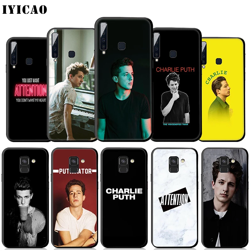 IYICAO Чарли Puth певица мягкий чехол для samsung Galaxy A9 A7 A8 A6 плюс 2018 A3 A5 2017 2016 &amp J6 крышка |