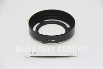 

LH-X10 Metal Lens Hood 52mm Metal Filter Adapter Ring For Fujifilm fuji FinePix X10 x20 x30 camera black silver