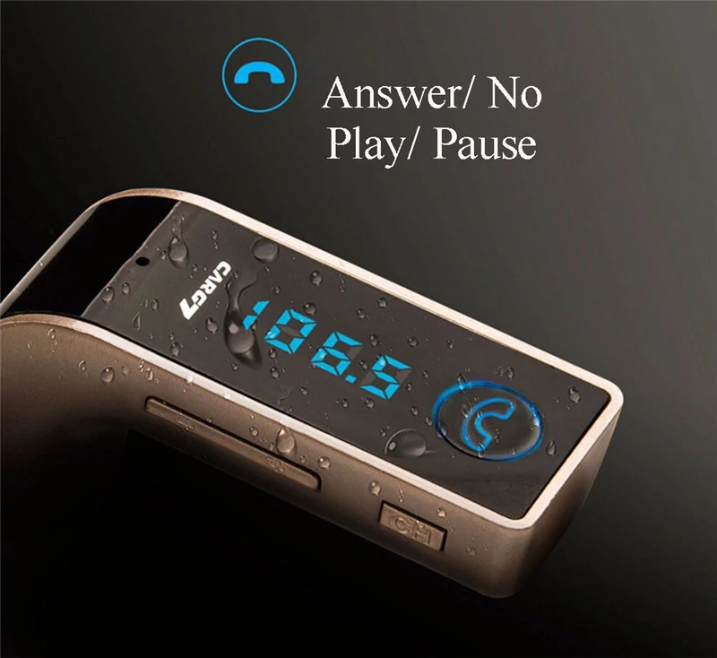 Беспроводной автомобильный MP3-плеер Bluetooth радио fm-передатчик Bluetooth Бесконтактное аудио музыкальный приемник Mp 3 Поддержка ЖК TF SD Usb порт