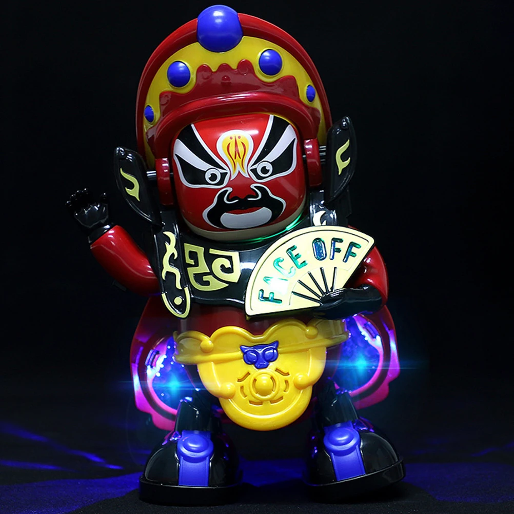 Игрушки волшебный Танцующий Робот автоматически Sichuan Opera изменяет лицо модель Танцующая Кукла электрическая игрушка куклы сюрприз детские игрушки#40