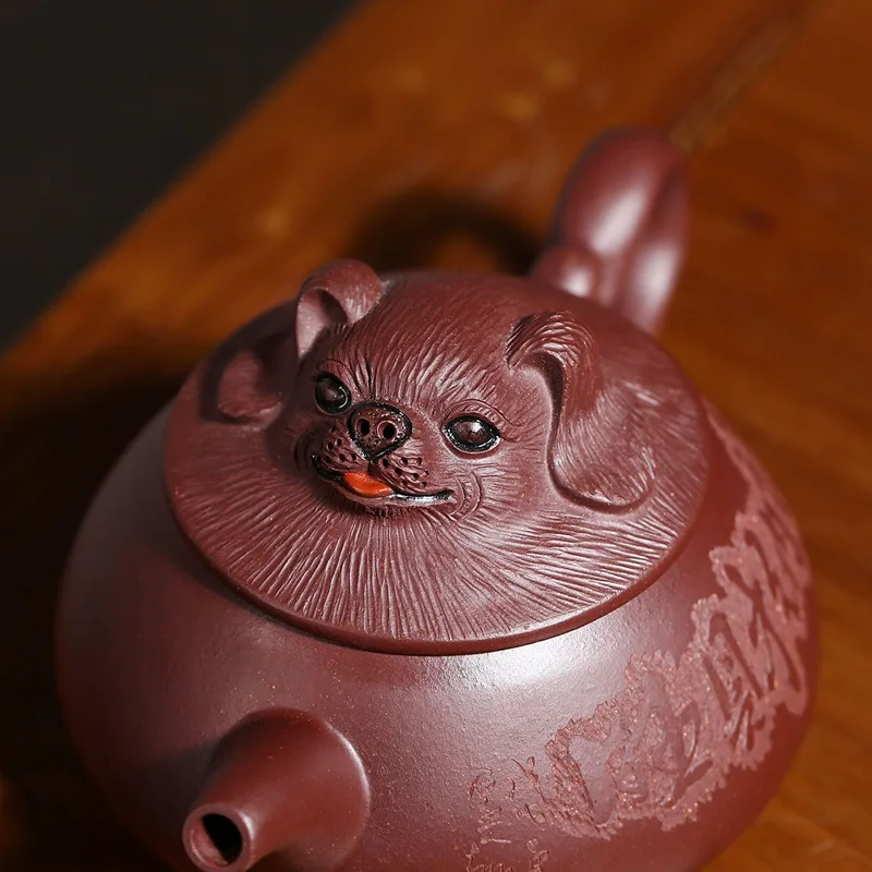 2650 Masters Entirely Handmade Cai Hannaford of Inner Wall Chapter Holding Pot According Using American Yixing Clay Teapot New S
