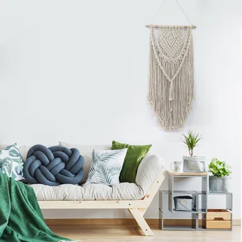

Macrame Handmade Wall Hanging Tapestry tassel Bohemia Wedding Ceremony Home Living Room Decoration