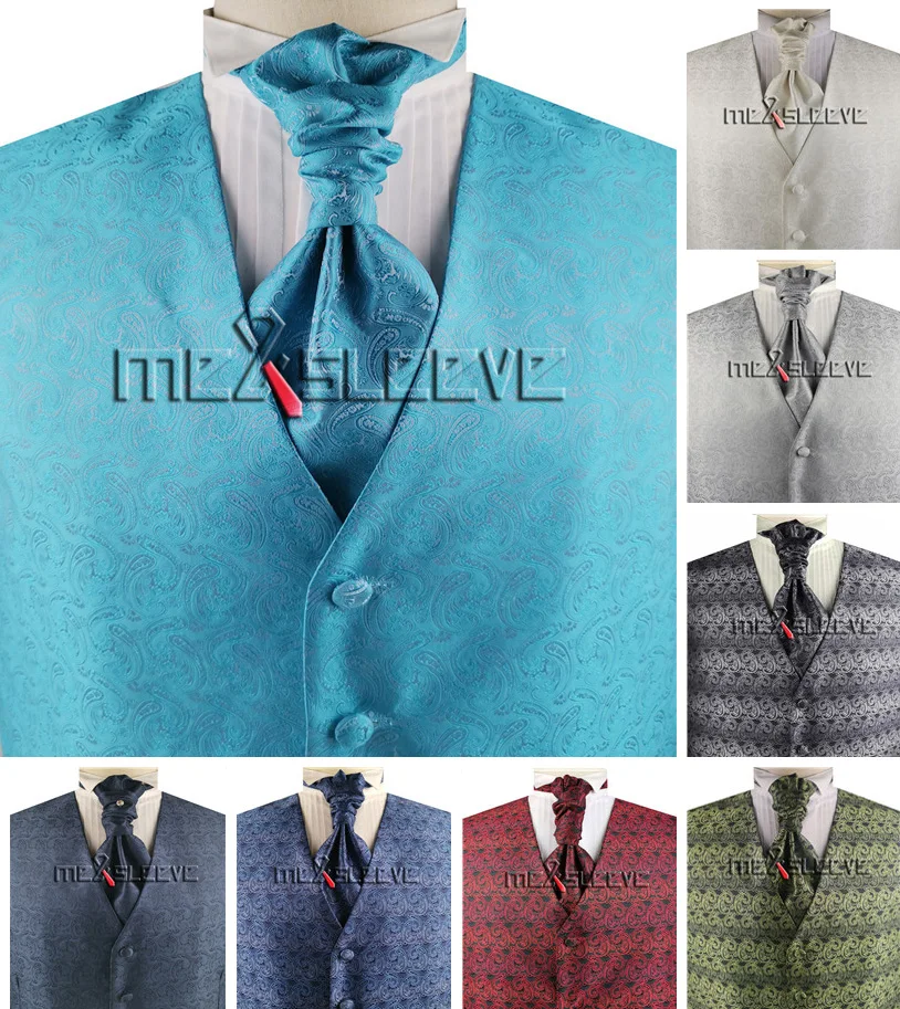 Business casual suits men's paisley waistcoat set | Мужская одежда