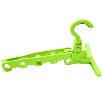 

Home Accessories Foldable Clothes Hanger Drying Rack 5 Hole Racks Bathroom Door Airer Plastic Hook Organizer