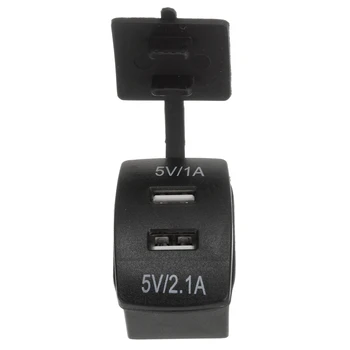 

USB Car Charger Universal Car Electronics Accessories Red / Green / Blue LED For Motorcycle Vehicle Power Charger