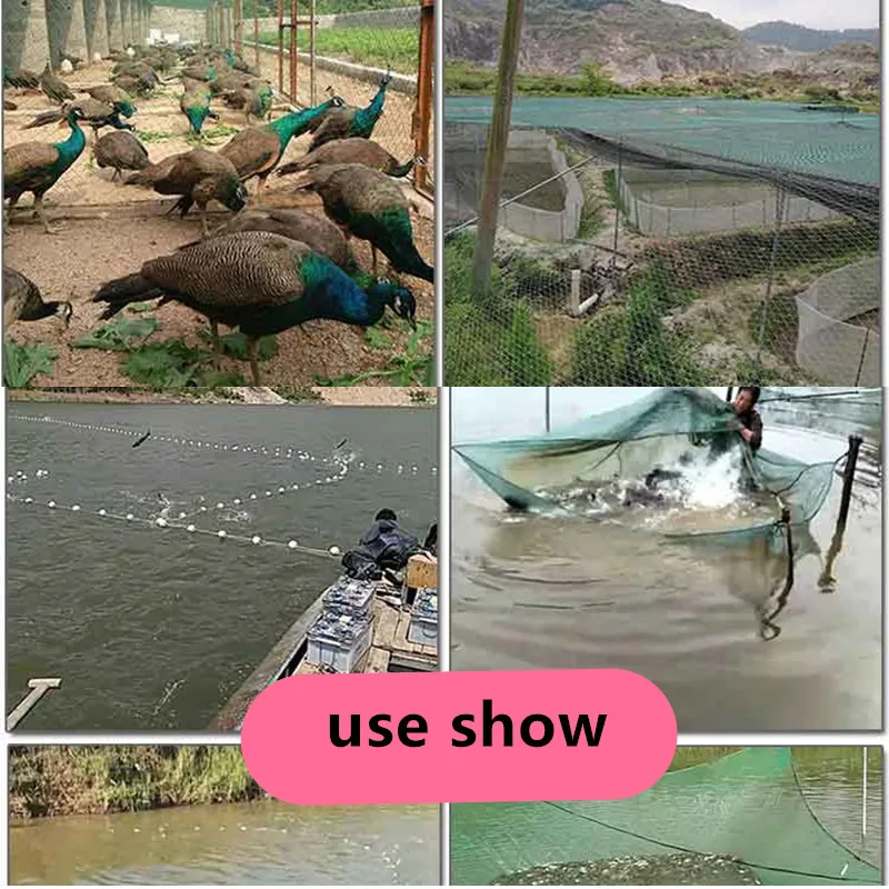 강력한 반제품 타이어 라인 낚시 그물 당겨 그물 트롤링 그물 사육 네트워크, 야외 도구 Rede De Pesca