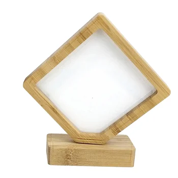 

1 Set Practical Creative Durable Portable Bamboo Picture Frame for House