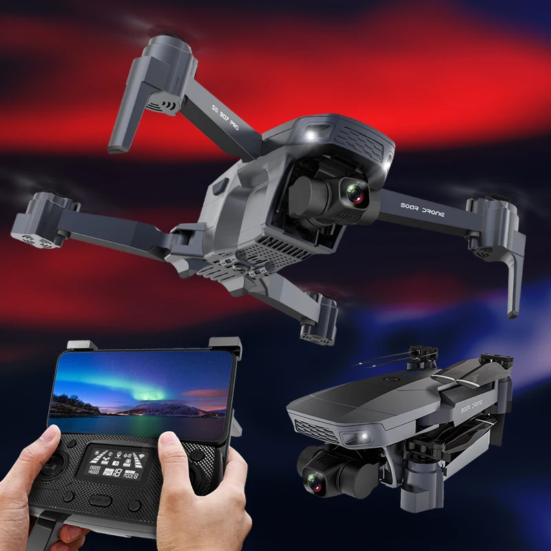 ZLL SG907MAX con 3 ejes Drone cardán SG907PRO GPS Dron 5G WIFI ESC 4K Cámara Drone Profesional RC Quadcopter distancia máxima de 1200m