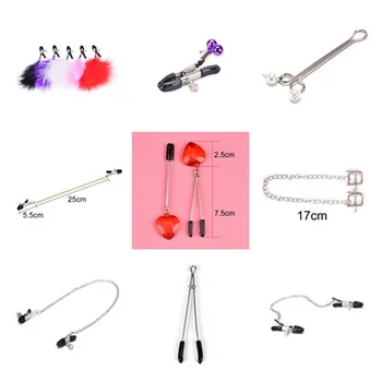 

Woman Sexy Nipple Clamps For Couple Exotic Accessories Breast Clip Female Breast Nipple Clamps Chic Body Jewelry
