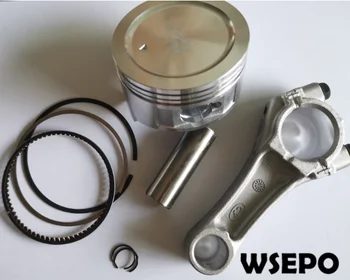 

Piston,Rings,Pin,Connecting Rod fits for 1P70F 196CC Vertical Shaft Gas Engine Used for Tiller/Lawn Mover/Pressure washer