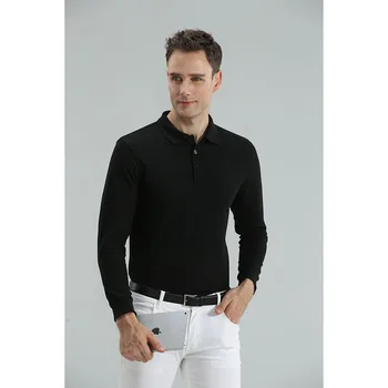 

Men's Polo Shirt Male Long Sleeve Casual Shirt Men Autumn Fashion Polo