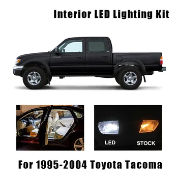 

9 Bulbs White Interior LED Car Dome Light Kit Fit For 1995-2000 2001 2002 2003 2004 Toyota Tacoma Ceiling Door License Lamp