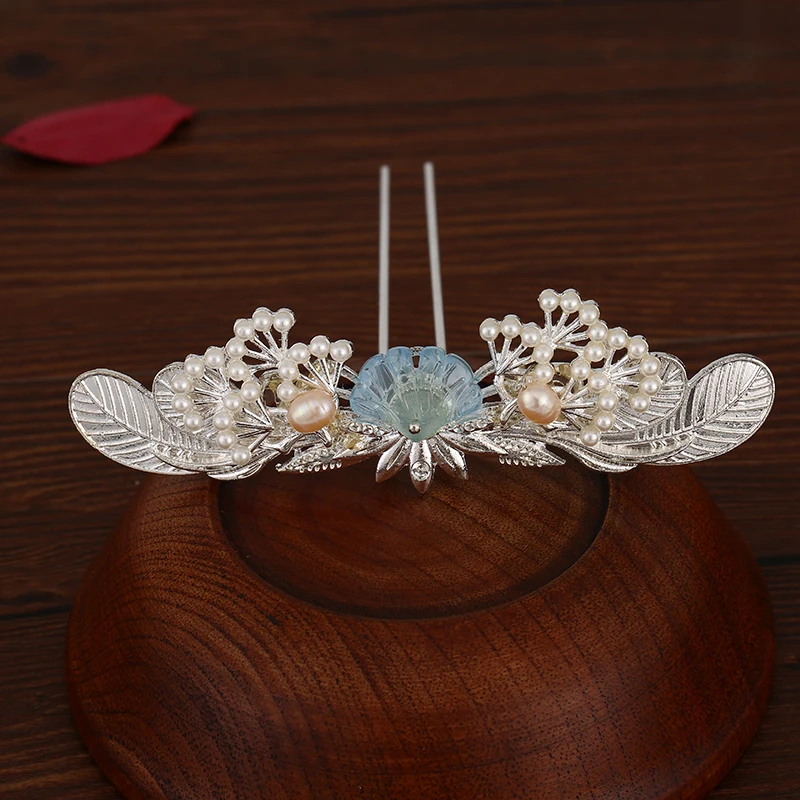 Древний китайский костюм ханфу головной убор Милая Длинная кисточка Kanzashi ручная работа корона для волос античный стиль Шпилька Украшения для волос Косплей