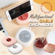 

Mini Round Wire Cable Clips Organizer USB Charging Data Line Cable Winder Desktop Workstation Clips Cord Management Holder