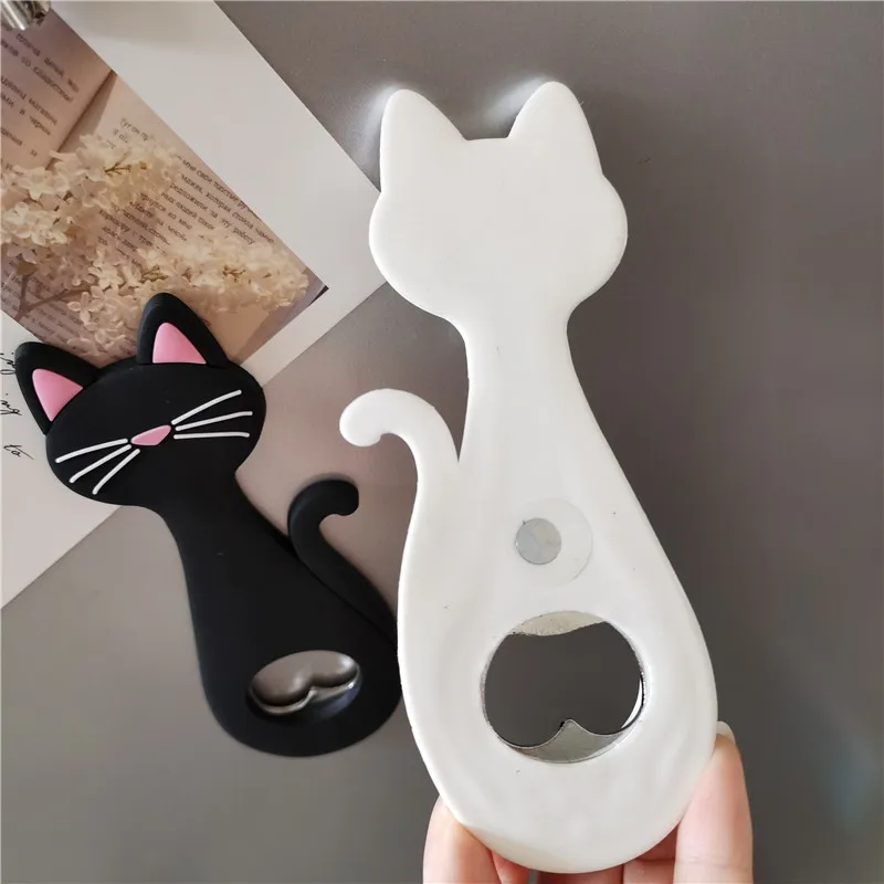 Cat Paw Magnet Bottle Opener - Animal Pattern Stainless Steel and Rubber  Opener with Strong Magnet Attachment - 12-14cm Size. – pocoro