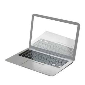 

Cute Makeup Mini Pocket Laptop Style Clear Glass Women Cosmetic Beauty Mirror Fashion Notebook Form Makeup Mirror Book Silver
