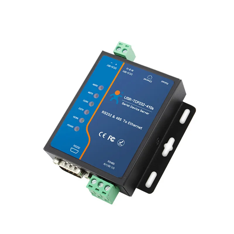 USR-TCP232-410S последовательный преобразователь Ethernet Modbus RTU к TCP промышленный Последовательный RS232 RS485 к Ethernet конвертер Модуль