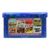 EG009 28 IN 1 32 бит видеоигры картридж Консоли Карты для nintendo GBA сборники коллекция EG серии английская языковая версия - Цвет: EG009 28 IN 1