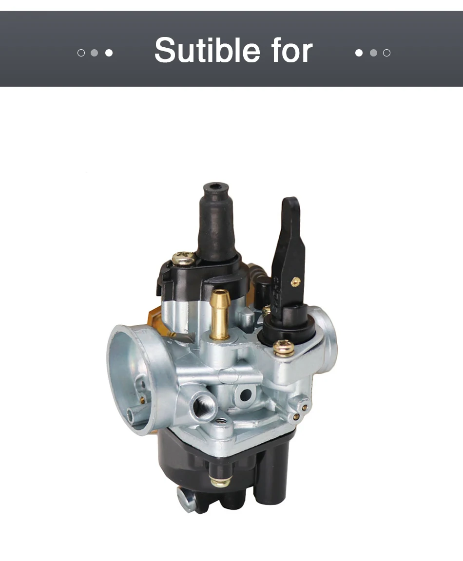Motorcycle Carburetor Manual Choke Kit suit the Dellorto PHVA 17.5mm carburetor Fit Aprilia / Piaggio 50cc 2T models - - Racext 29