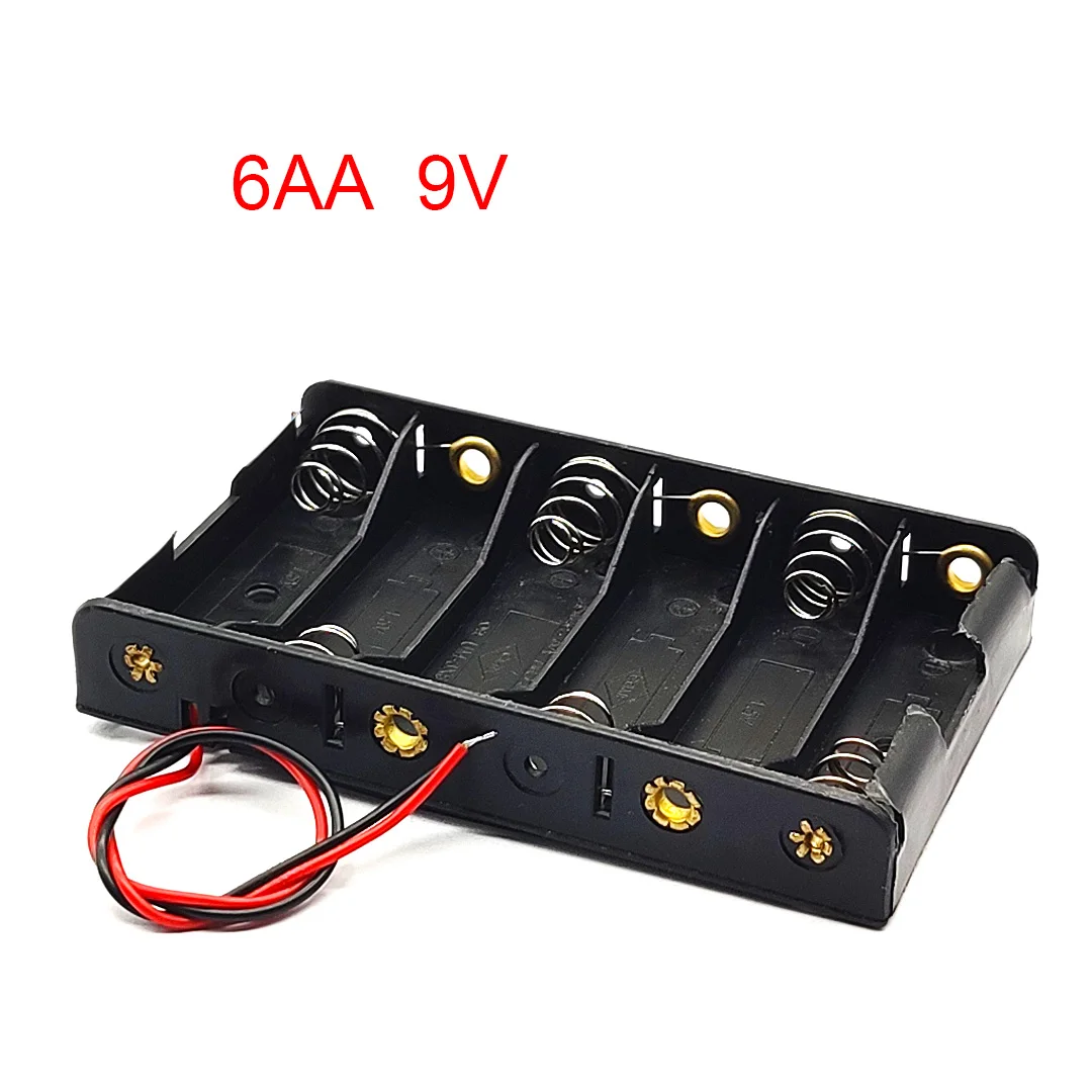 9 V Batterie/Batterie Support Pour 6xaa Batterie Boîtier-BatteryCase 