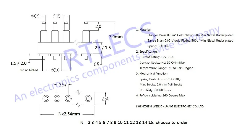 Single Pin 2.54 TH - Copy