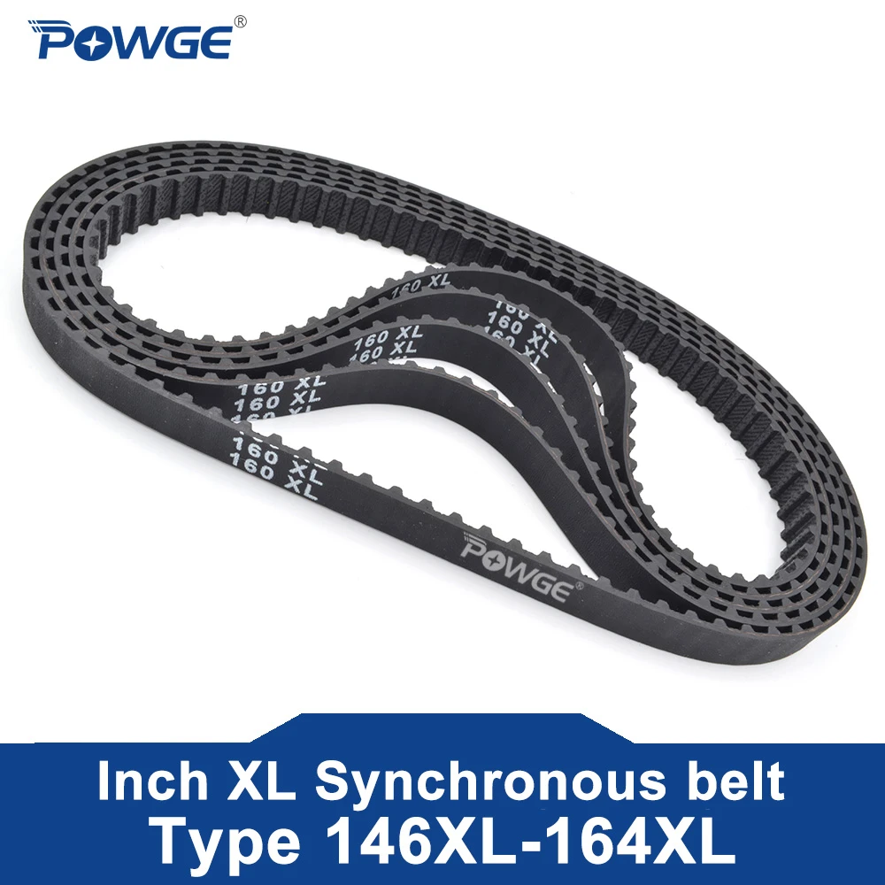5pcs 150XL Rubber Pulley XL Timing Belt Close Loop Synchronous Belt 10mm Width