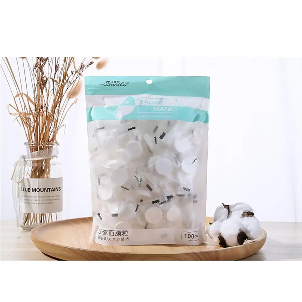 90pcs LANBENA Открытый путешествия Магия сжатое хлопчатобумажное одноразовое полотенце таблетки капсулы ткань салфетки бумажная Тканевая маска# y4 - Цвет: 90pcs