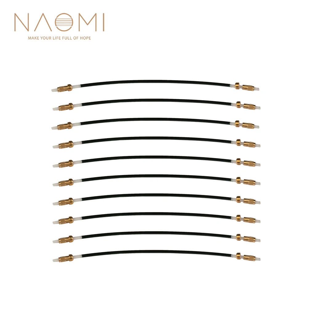 NAOMI 10pcs/ 1set Violin Tail Gut Violin Nylon End Rope Tail 4/4 Fiddle Use Tailpiece Adjuster Replacement violin tailpieces