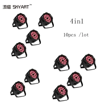 

10 unit indoor use 18*10w 4in1 led par light