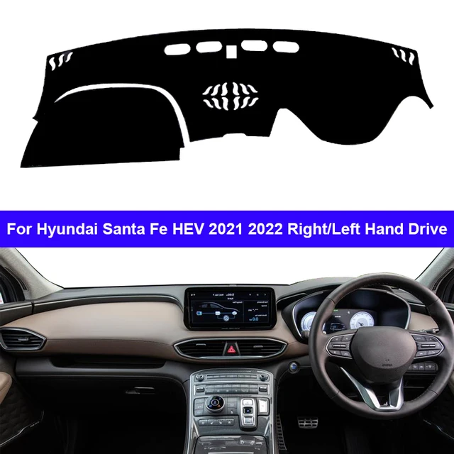 Couverture de tableau de bord de voiture, tapis de protection antidérapant  pour Hyundai Santa Fe 2019 2020 2021 2022 2023 TM - AliExpress