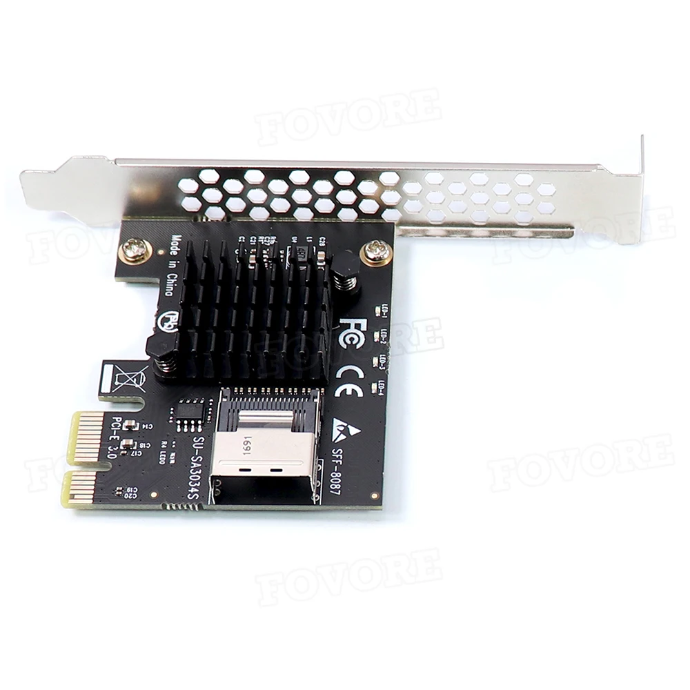 Carte Adaptateur SAS SFF-8087 Vers SFF-8088 - Pour Extensions Disques