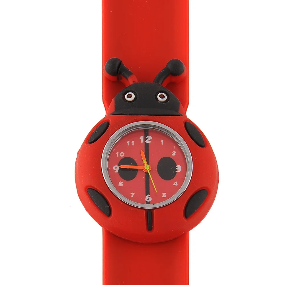 Reloj de pulsera con correa de cuarzo para niños y adultos, accesorio de muñeca con bonito diseño único de dibujos animados en Gel, Unisex, TT @ 88
