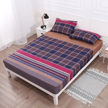 

MECEROCK 2019 New Printed Mattress Protector Waterproof Mattress Cover for Bedroom Soft Fitted Sheet for Single/Double Bed