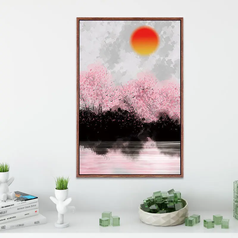 Abstract-Landscape-Home-Decor-Nordic-Canvas-Painting-Watercolor-Scenery-Living-Room-Wall-Art-Sunrise-Print-Impressionist (1)