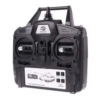 

2.4GHz 5.3 Version 1/16 Controller Transmitter Remote Control Set for Heng Long RC Tank DIY Racing Toy Kit