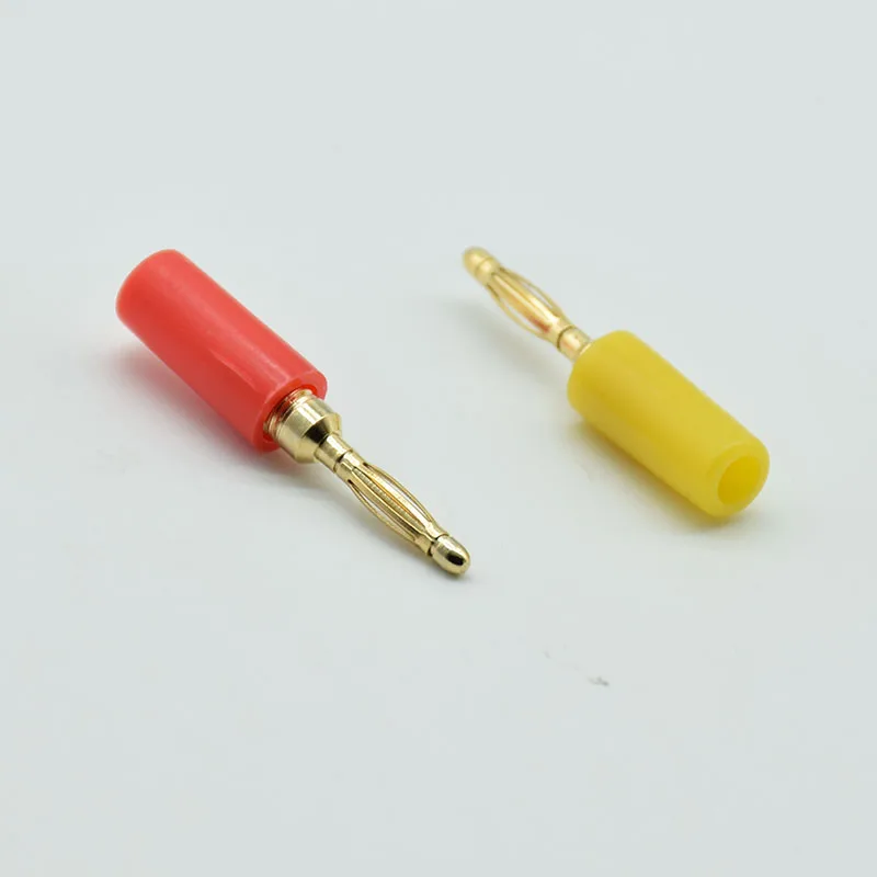 Позолоченный разъем типа банан 2 мм 5 шт.|Соединители| |