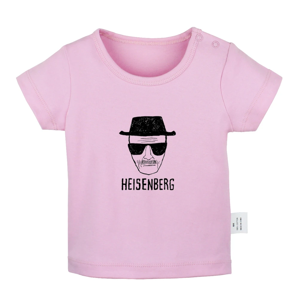 JbBabyYP016D Футболки для новорожденных с надписью «Breaking Bad», «Гейзенберг Уолтер Уайт», «I Am Not Thank», однотонные футболки с короткими рукавами для малышей - Цвет: JbBabyYP016D
