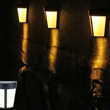 Светодиодный светильник на солнечной энергии, настенный светильник, 6 светодиодный, для улицы, водонепроницаемый, энергосберегающий, уличный, для двора, для дома, сада, Лампа безопасности