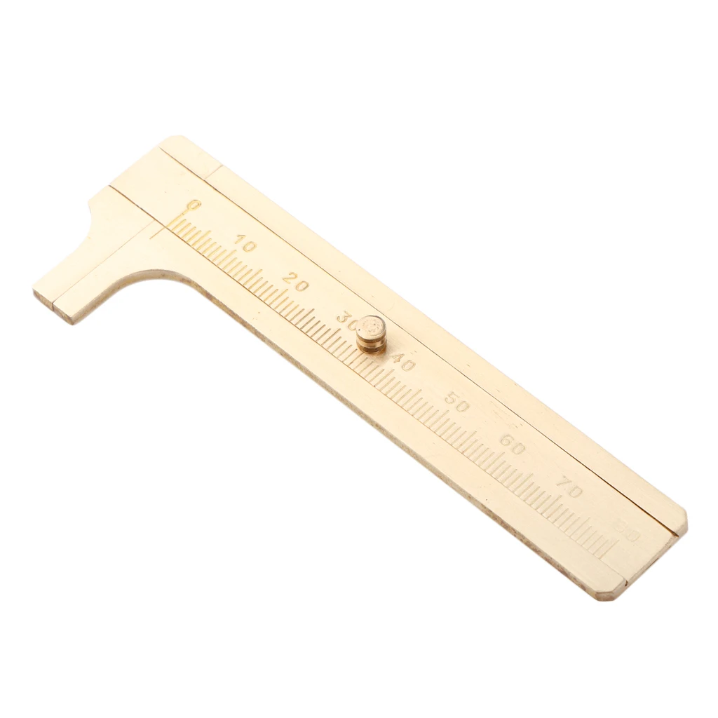 Portable Mini Sliding Gauge Bead Wire Jewelry Measuring Pocket Caliper Scale