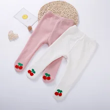 Новое поступление, лосины для мальчиков и девочек на осень и зиму, модные мягкие детские штаны для девочек 0-2 лет