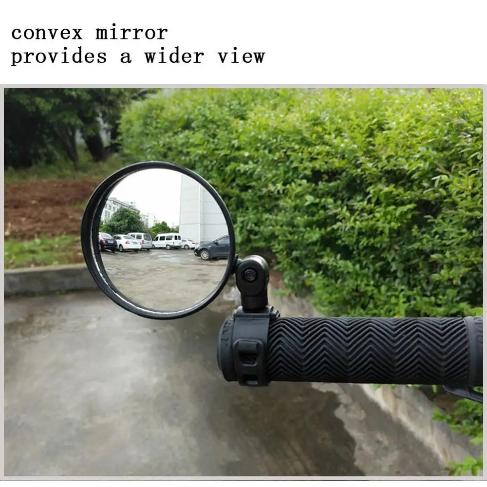 Espejo retrovisor ajustable para bicicleta de montaña, espejo convexo de gran angular para ciclismo, envío gratis