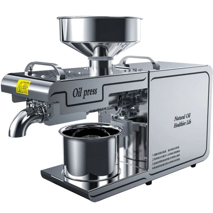 US $277.10 220VHeat and Cold home oil press machine pinenut cocoa soy bean olive oil press machine high oil extraction rate