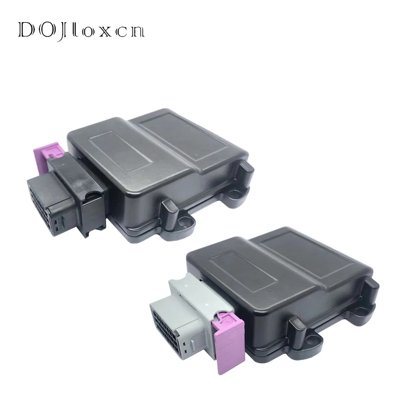 Alumínio Pcb Box Enclosure com Acasalamento Masculino e Feminino Conectores de Fiação Automotiva com Terminal 24 Pinos Conjunto