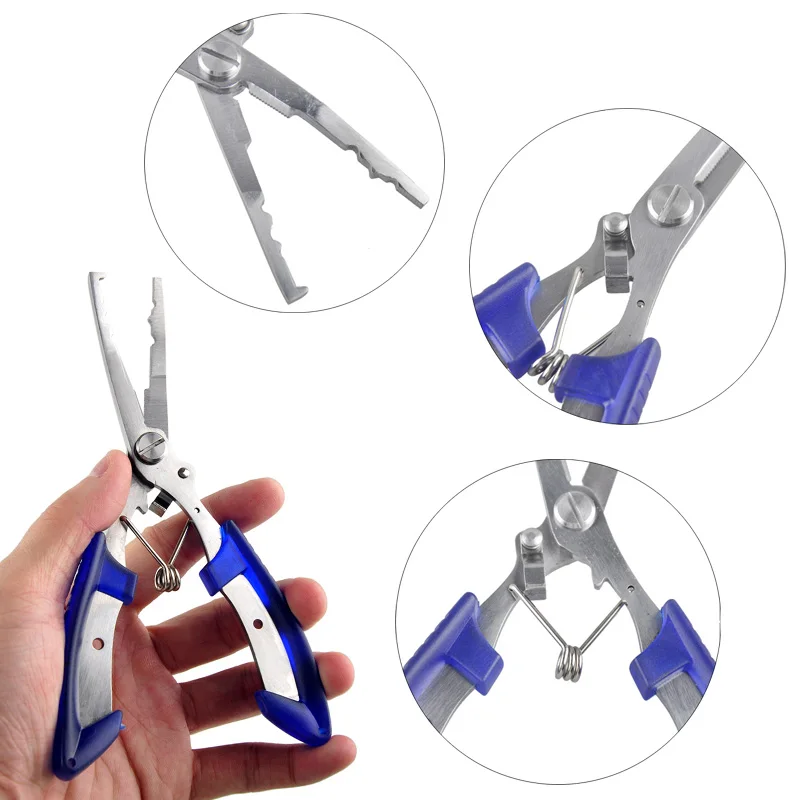 

Outdoor Fisherman Stainless Steel Scissors Line Cutter Lure Bait Remove Hook Tackle Remove Hook Fishing Tackle Tool 3 Color