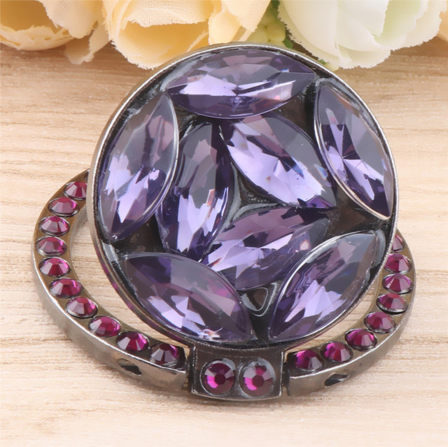 Luxury Bling Diamond  Phone Holder Foldable Portable Lazy Bracket Smartphone Finger Ring Stand Cartoon For iPhone11 XS