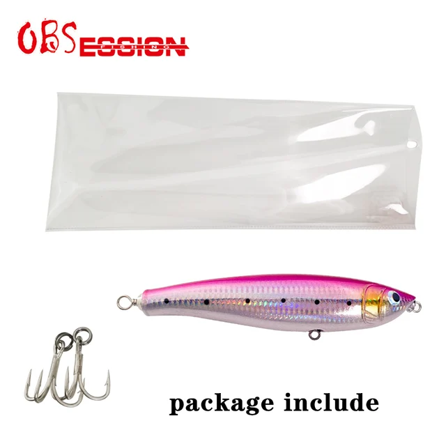 65g90g120g140g Trolling Wood Stickbait Pencil Popper Tuna Boat Fishing Lure Topwater Long Casting Wobbler Carp Artificial Leurre 13