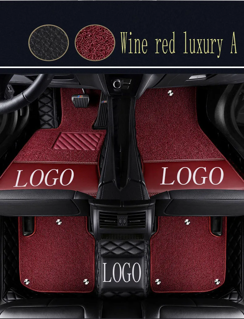 

Car floor mats with Logo/Brand Logo for Lexus CT200h GS ES250/350/300h RX270/350/450H GX400 LX570 LS NX 5D car-styling carpet li
