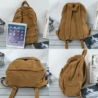 Girl Fabric School Bag New Fashion College Student Vintage Women Backpack Canvas Female Laptop Bag Travel Kawaii Ladies Backpack - Image 6
